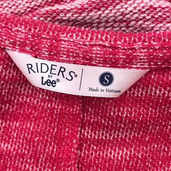 Riders by Lee Pink & White U-Neck Top Size S - Picture 5 of 5